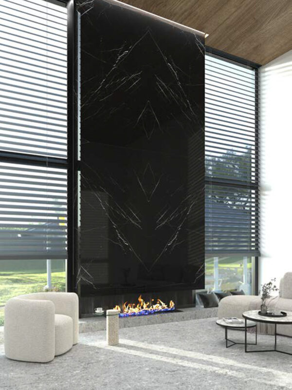 Black Marquina Bookmatch Matte Granilia Color Body (120x300) - Image 3