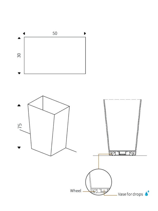 Forza Plant Box (50x30x75) - Image 2