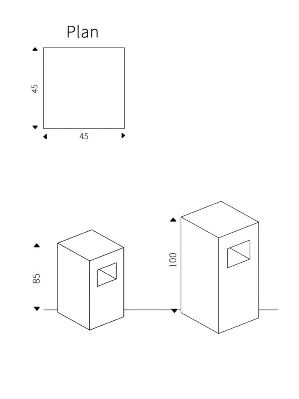 Garbage Bin (45x45x85) - Image 2