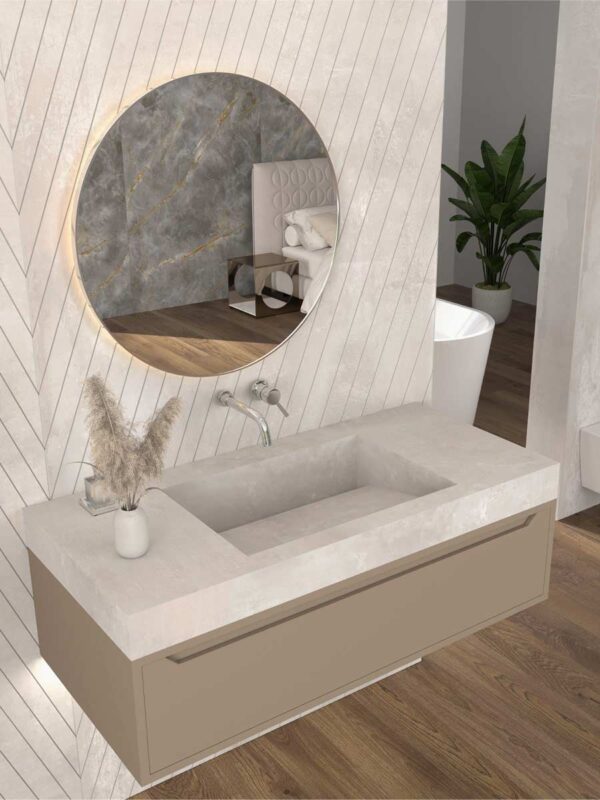 Monza Slim Washbasin (120x50x10)