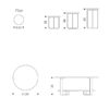 Pacific End Table (36x36x43) - Image 4