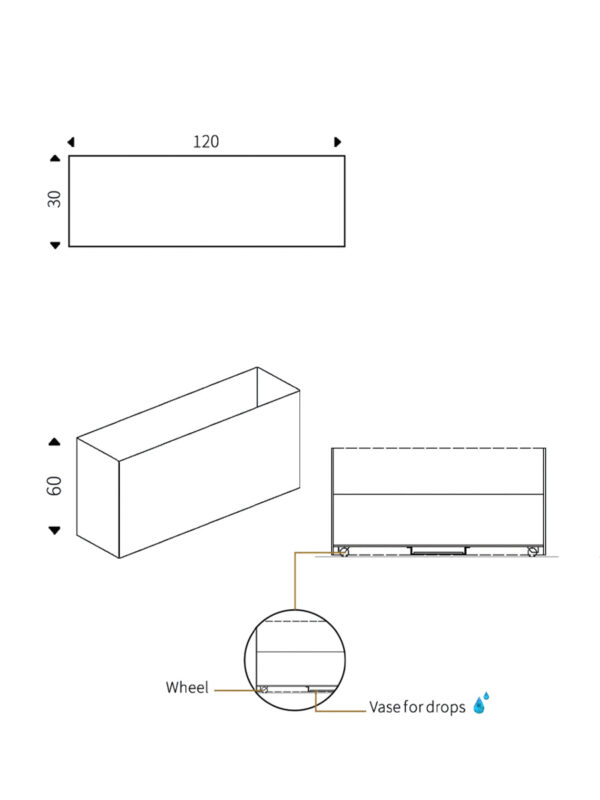 Plant Box 120 (120x60x30) - Image 3