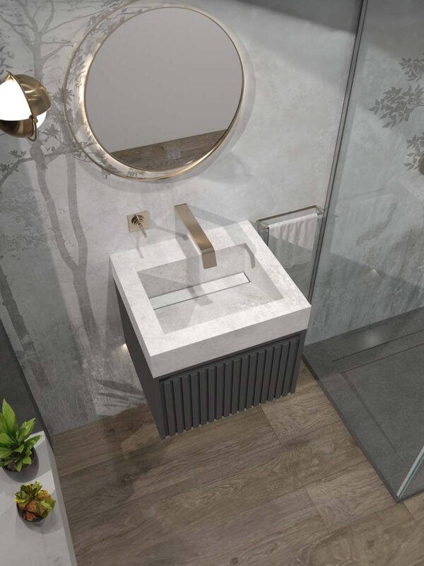 Solo Slim Washbasin (50x45x10)