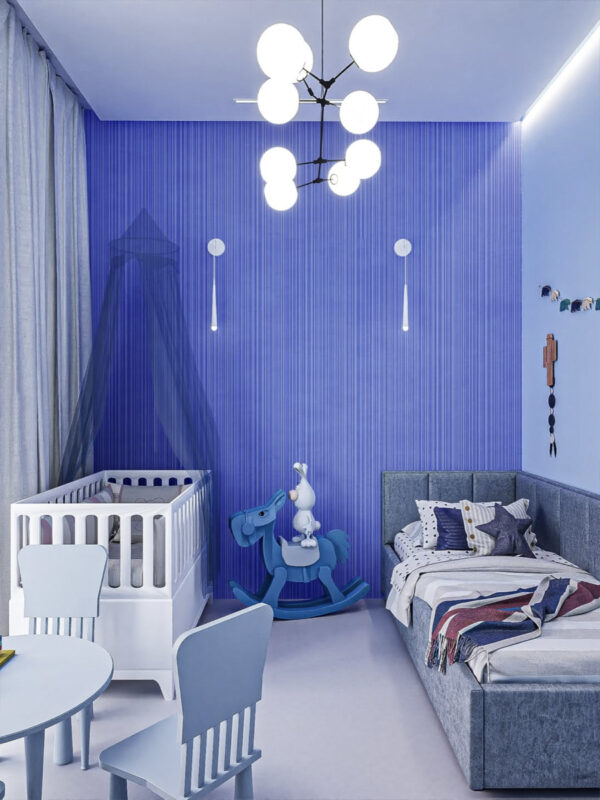 Concept Blue Striped Matte (120x300) - Image 3