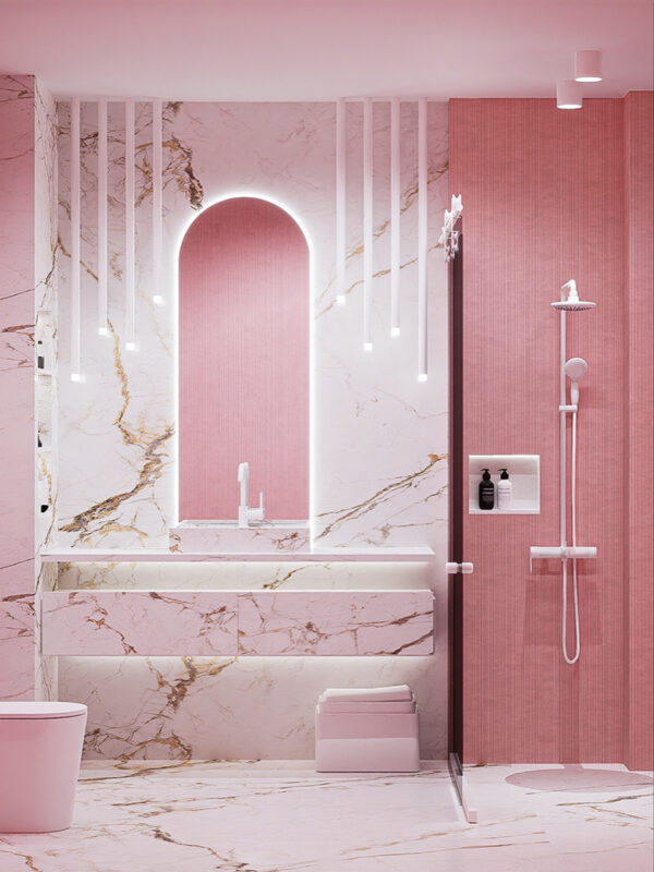 Concept Pink Striped Matte (120x300) - Image 2